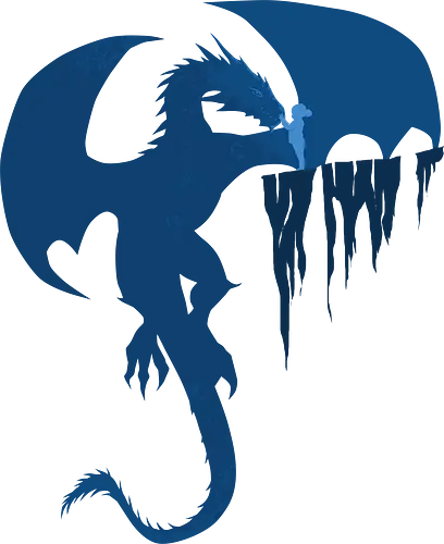 My Blue Friend - blue, child, confidence, creature, dragon, fear, fly, future, medieval, metaphor, wings, year, decade